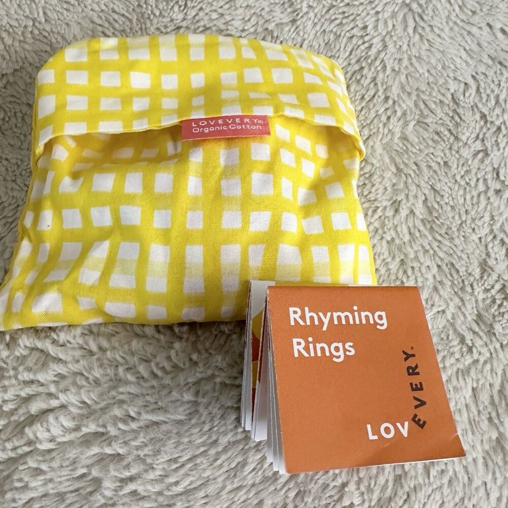Lovevery Rhyming Rings Complete Learning Toy Set With Storage Pouch - Picture 5 of 5